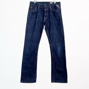 Replay Denim “Slohand” Straight Leg Denim Jeans SZ 34W 36L Blue